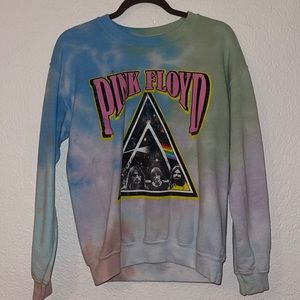multicolored Pink Floyd crew neck, Size Small